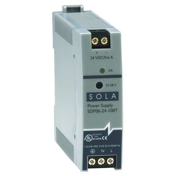 DC Power Supply, 24-28VDC, 0.6A, 47-63Hz
