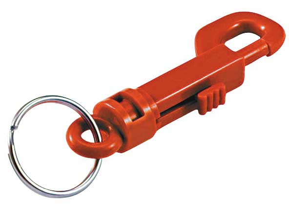 Plastic Key Clip, L 3 1/2 In