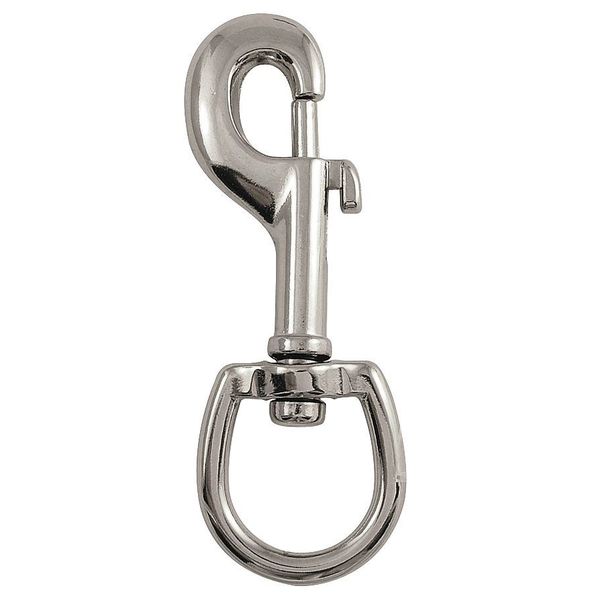 Slide Bolt Spring Snap, L 4 1/16 In