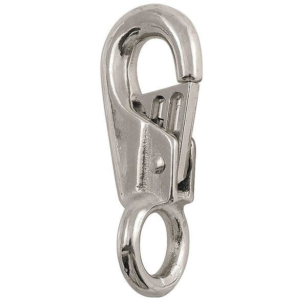 Eyelet Spring Snap, L 3 1/4 In