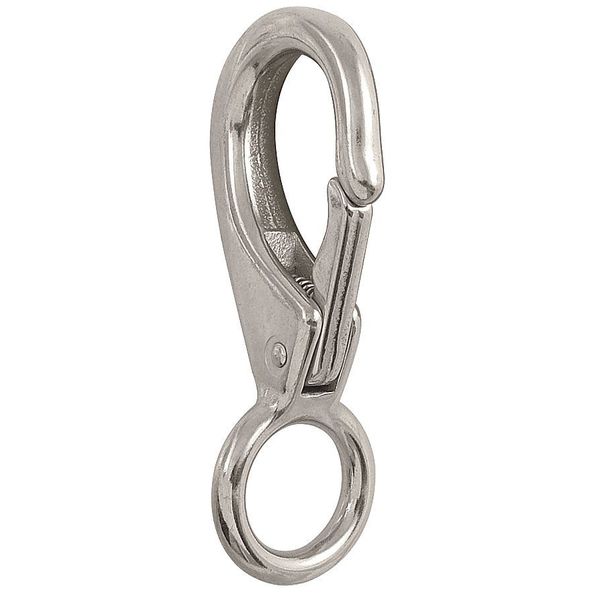 Eyelet Spring Snap, L 2 3/8 In