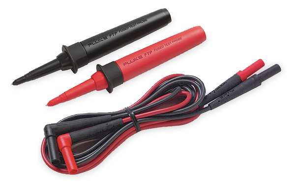 Test Lead, 66 In. L, Black/Red, 1000VAC