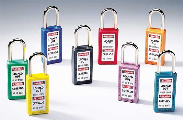 Zenex Lockout Padlock, KD, Orange, 3