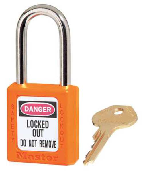 Lockout Padlock, KA, Orange, 1-3/4