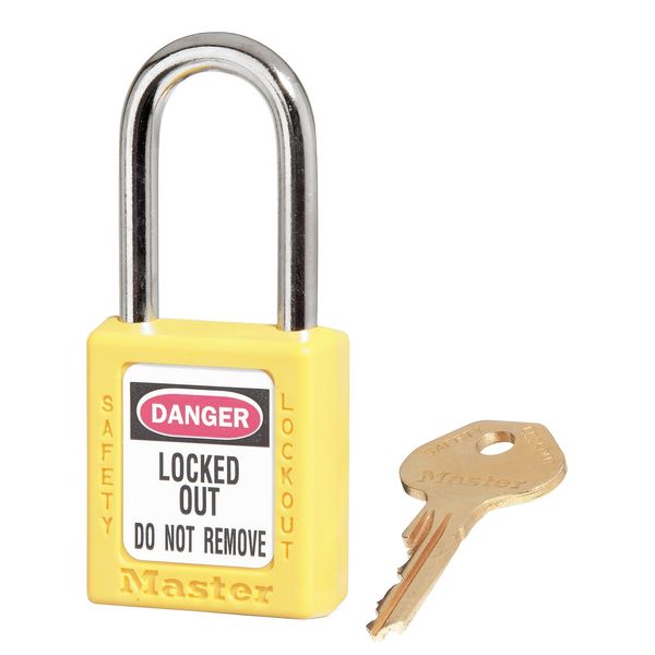 Lockout Padlock, KA, Yellow, 1-3/4