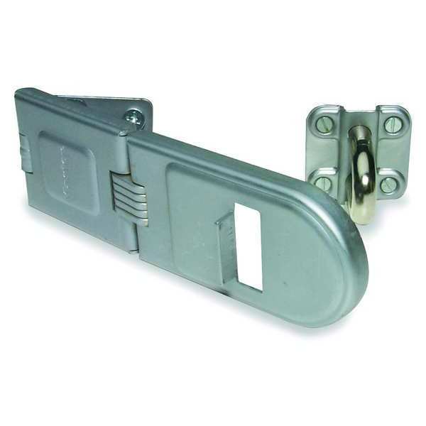 Safety Hasp, Steel, Bright Zinc, 1/2 In. W