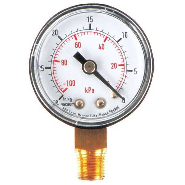 Vacuum Gauge, Test, 1-1/2 In
