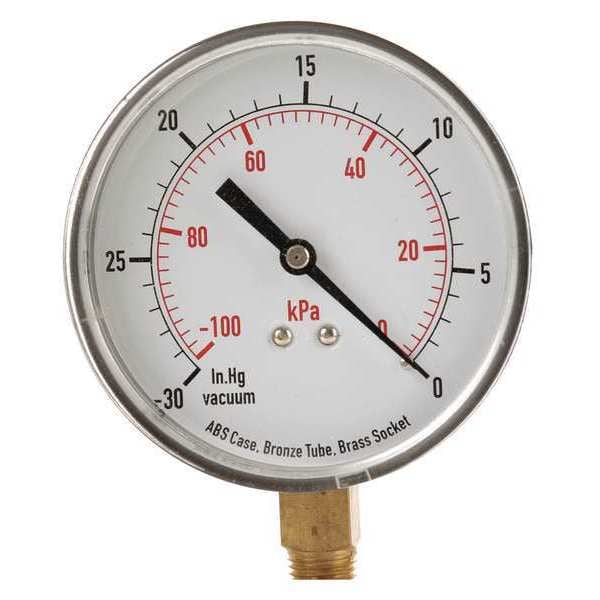 Vacuum Gauge, Test, 3-1/2 In