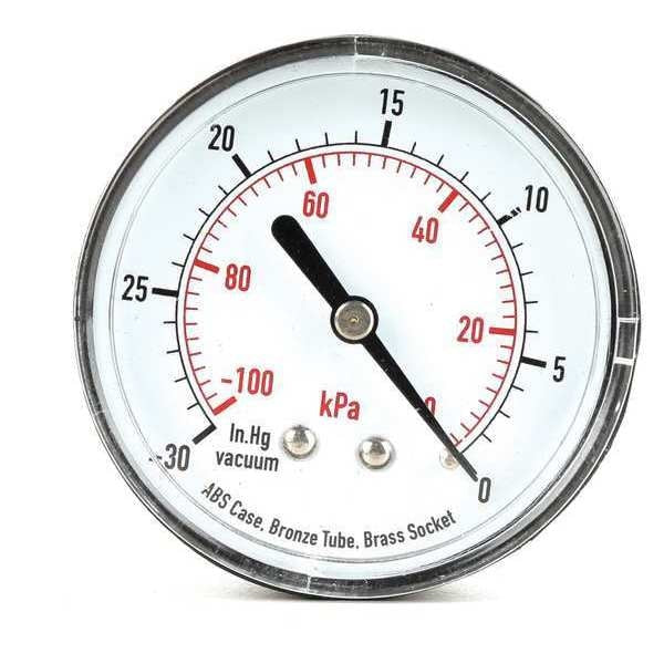 Vacuum Gauge, Test, 2-1/2 In