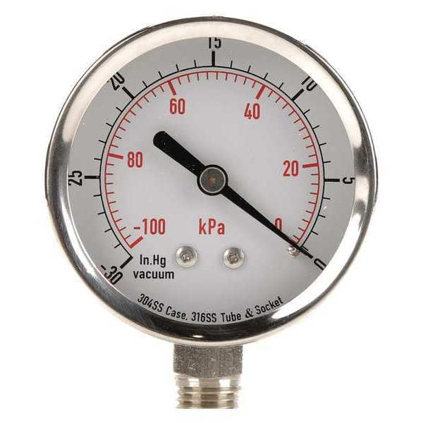 Vacuum Gauge, Test, 2-1/2 In