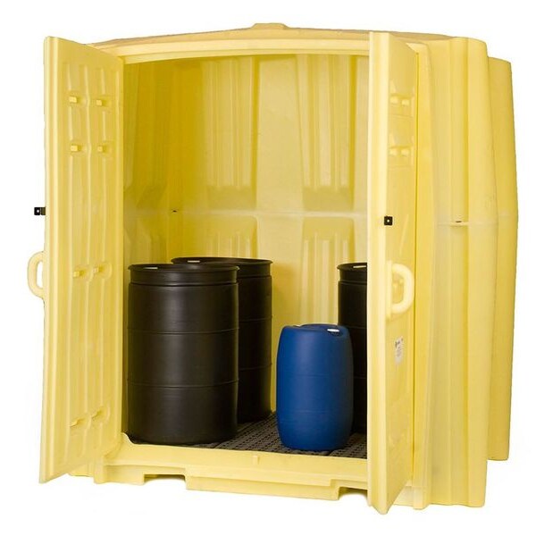 Coverd Drum Spl Contnmnt Hut, 94 in. H