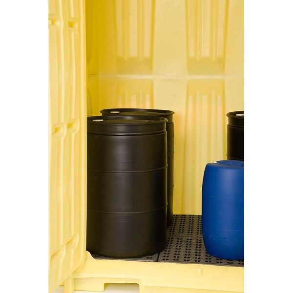 Coverd Drum Spl Contnmnt Hut, 94 in. H