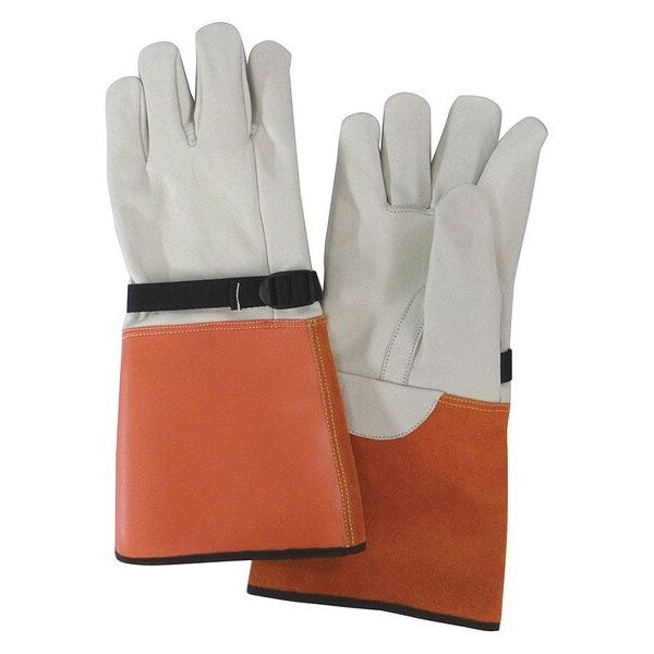 Elec. Glove Protector, 11, Beige/Orange, PR