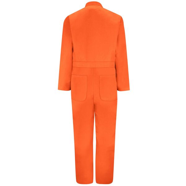 Coverall, Chest 42In., Orange