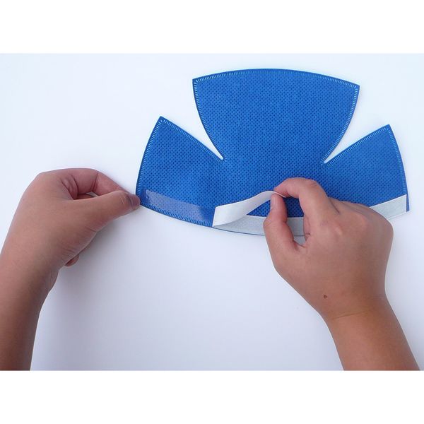 Disposable Hat and Helmet Liner, Universal, Blue