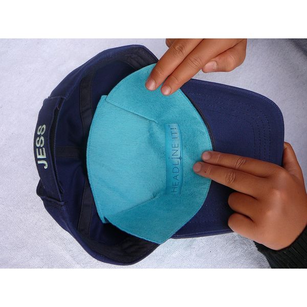 Disposable Hat and Helmet Liner, Universal, Blue