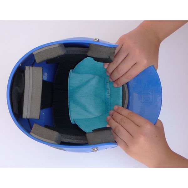 Disposable Hat and Helmet Liner, Universal, Blue