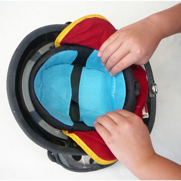 Disposable Hat and Helmet Liner, Universal, Blue