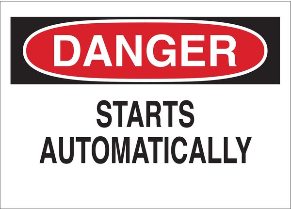 Safety Label, 3-1/2 In. H, 5 In. W, 88172