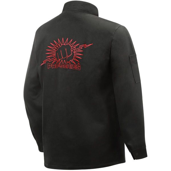 Welding Jacket, Black, Cotton, L