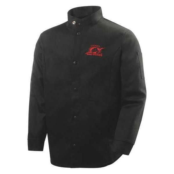 Welding Jacket, Black, Cotton, S