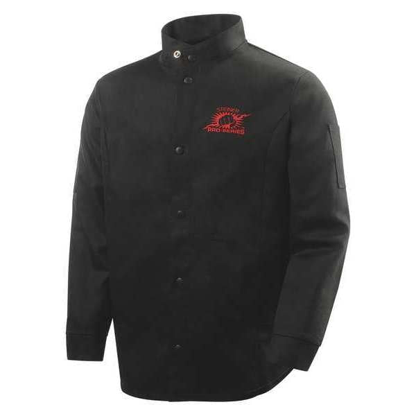 Welding Jacket, Black, Cotton, M