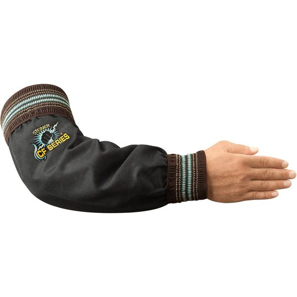 Flame Resistant Sleeve, Black, Woven Carbonized Fiber