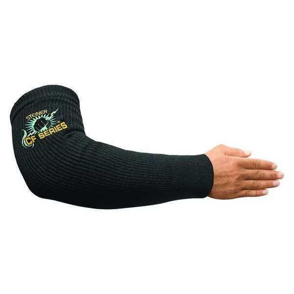 Heat-Resistant Sleeve, Black, Knit Carbonized Fiber