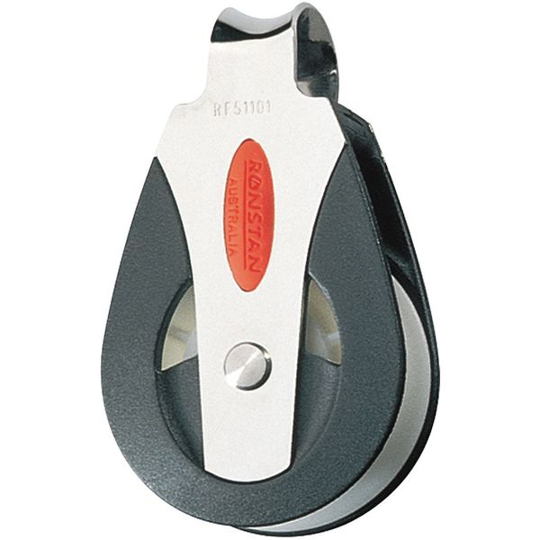 Pulley Block, Fibrous Rope, 1,650 lb Max Load, Painted