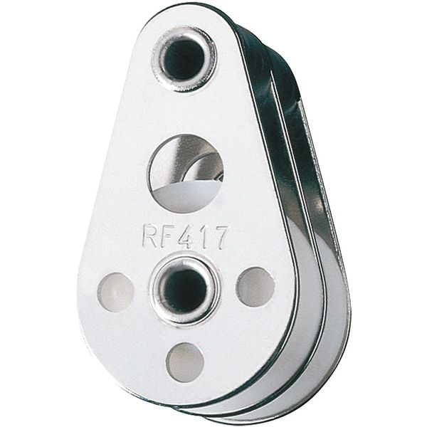 Dbl Pulley, Fixed Eye, 5 1/6In, Height 1In