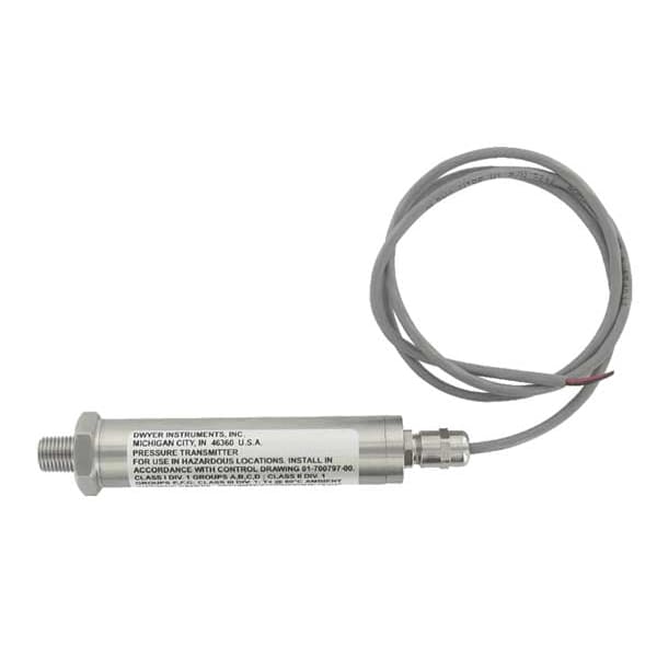 Intrinsically Safe Transducer, 0to 15 psi
