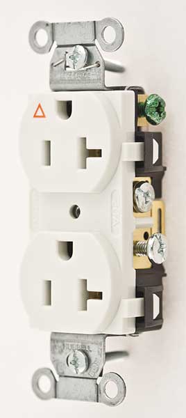 20A Duplex Receptacle 125VAC 5-20R WH