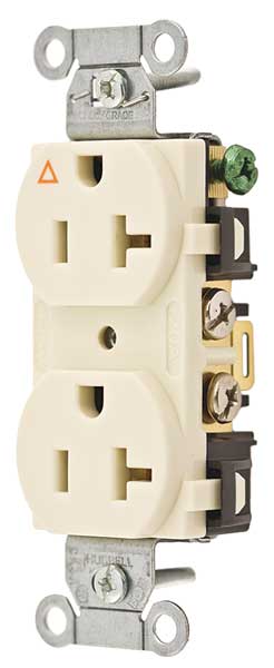 20A Duplex Receptacle 125VAC 5-20R Almond