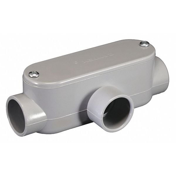 Conduit Outlet Body, PVC, T, Standards: UL