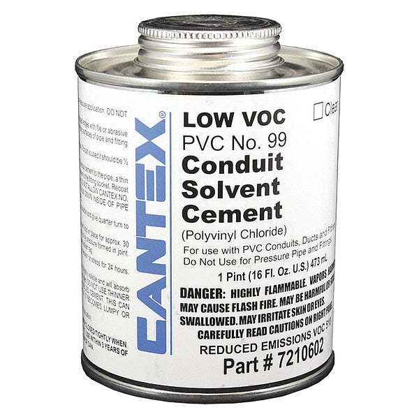 Cement, Low VOC, 16 Oz, Clear