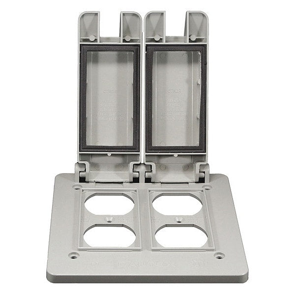 2 -Gang Vertical Weatherproof Cover, 4-3/4