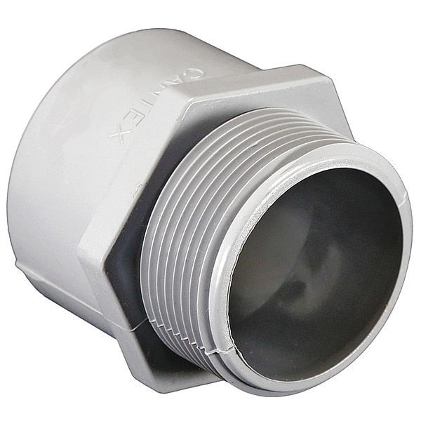 Male Adapter, 1-1/2 In Conduit, PVC