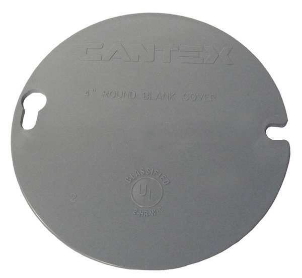 Plastic Ring Cover, 1-Gang, 4 in.