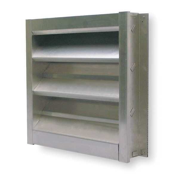 Louver, Wall Opening 36 x 48 In, Aluminum