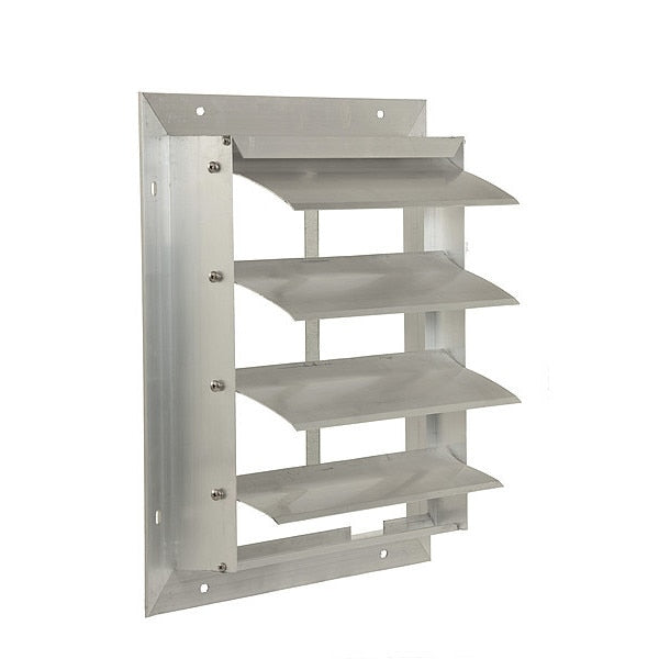 12 in Backdraft Damper / Wall Shutter, 12-1/2 in x 12-1/2 in