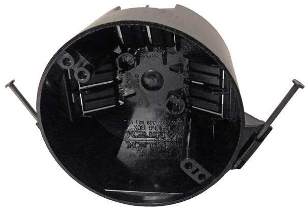 Electrical Box, 3-1/2 in. Round, 20 cu in