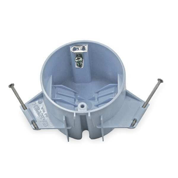Electrical Box, 3.5 in Rnd w/Lug, 18 cu in