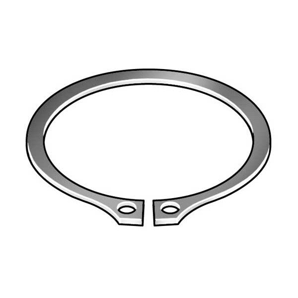 External Retaining Ring Assortment, Steel, Phosphate Finish, 12 Sizes