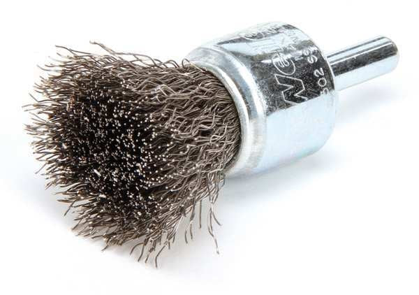 Crimped Wire End Wire Brush, Stainless Steel