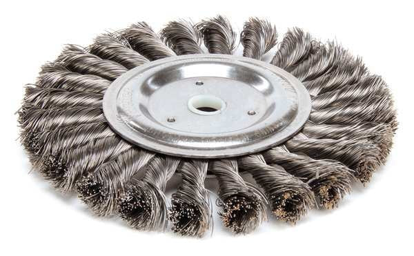 Twist Wire Wheel Wire Brush, Arbor, 6