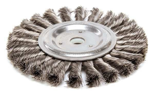 Twist Wire Wheel Wire Brush, Arbor, 6