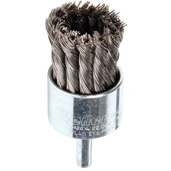 Knot Wire End Wire Brush, Steel, 1-1/8
