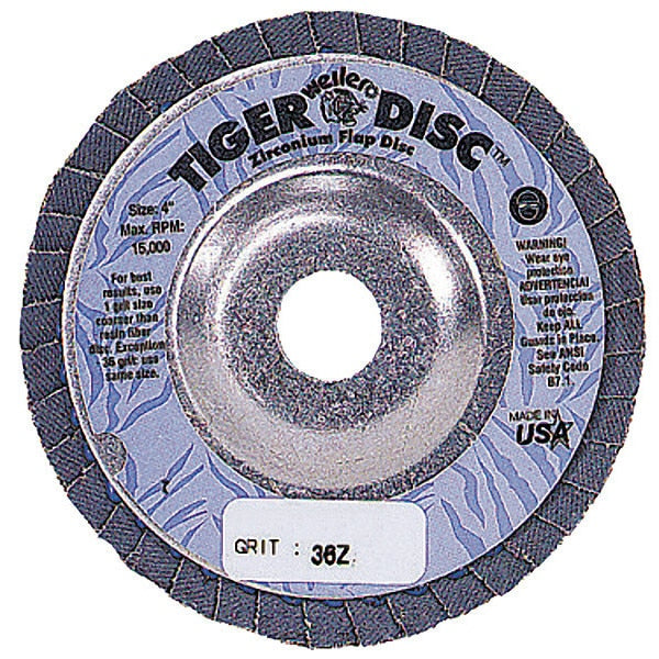 Arbor Mount Flap Disc, 4-1/2in, 80, Medium