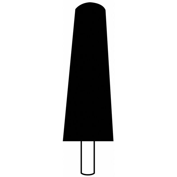 Resin Mounted Point, 1 x 2-3/4in, 30G