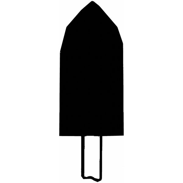 Gemini Vitrified Mounted Point, 7/8 x 2in, 36G